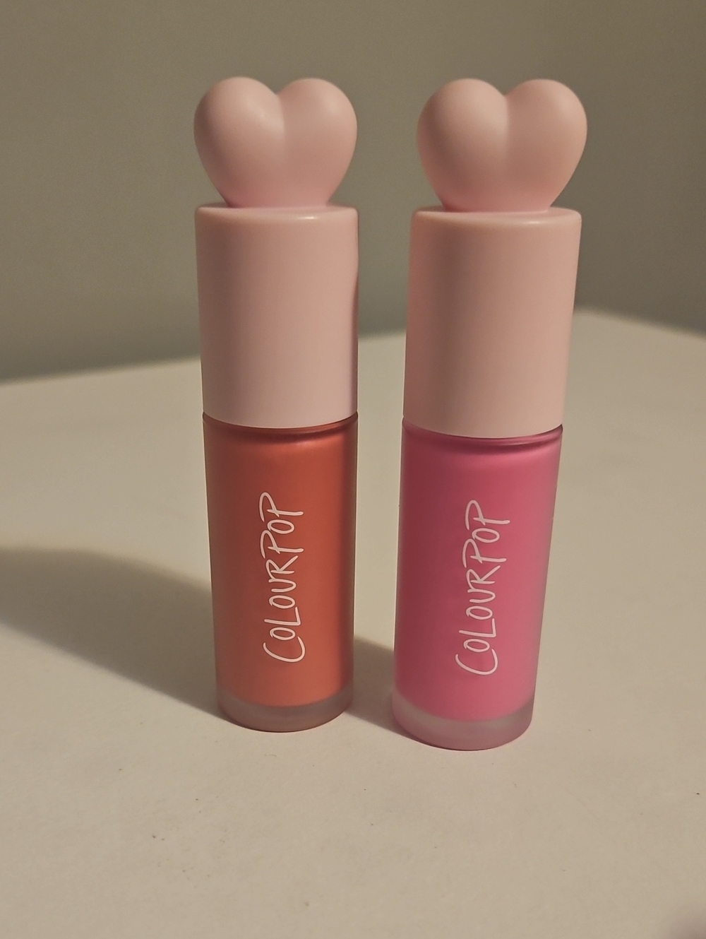 ColourPop Mini Lip Mousse Duo — Coral & Bubblegum Pink